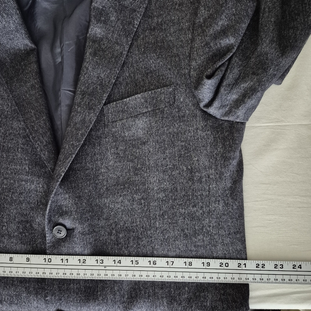 Ermenegildo "Z" Zegna Light 42L Charcoal Soft Wool Cashmere Blazer Quiet Luxury - Picture 10 of 14
